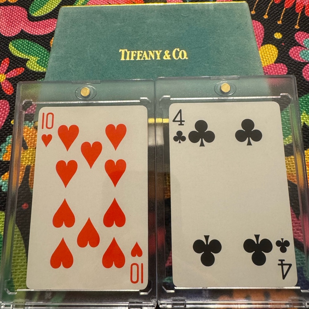 Tiffany & Co. 2 Playing Cards